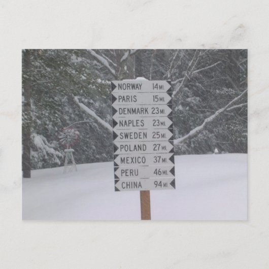Schilder Postkarte (Vorderseite)