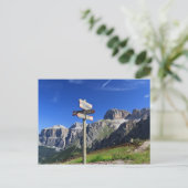 Schilder und Dolomiten Postkarte (Stehend Vorderseite)