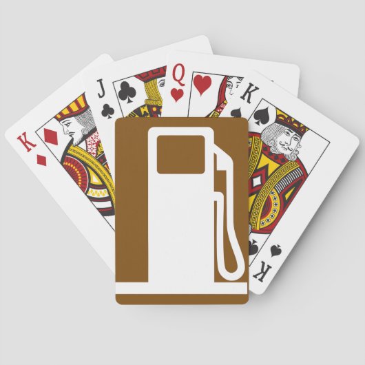 Schilderkarten für Benzinstraßen Spielkarten (Rückseite)