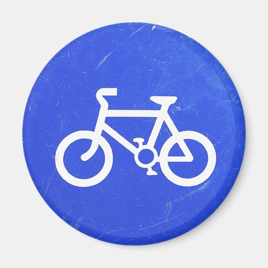 Schilderschrift für den Fahrradverkehr Magnet (Vorne)