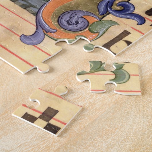 Schilderung Initiale "H" Frau 571 f.6r Historiated Puzzle (Seite)