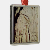 Schilderung von Amenophis IV, von Nefertiti und Ornament Aus Metall (Rechts)