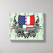 Schildflagge Leinwanddruck (Vorderseite)