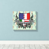 Schildflagge Leinwanddruck (Insitu (Holzboden))