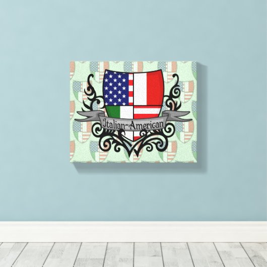 Schildflagge Leinwanddruck (Insitu (Holzboden))