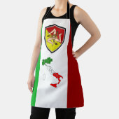 Schildflagge Siziliens (Italien) Schürze (InSitu)