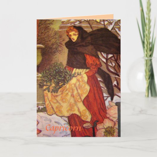 Schildkarte "Capricorn" Karte (Vorderseite)