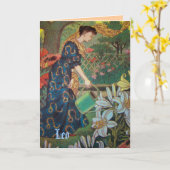 Schildkarte "Leo" Karte (Gelbe Blume)