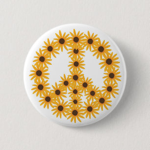Schildknöpfe für Sonnenblumen Button