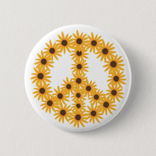 Schildknöpfe für Sonnenblumen Button (Vorderseite)