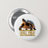 Schildkröte 001 Muschel Ja! Button (Vorne & Hinten)
