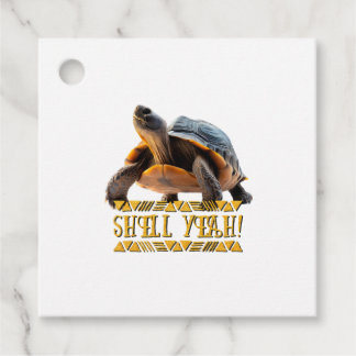 Schildkröte 001 Muschel Ja! Geschenkanhänger
