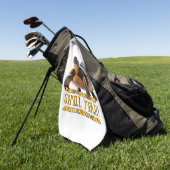 Schildkröte 001 Muschel Ja! Golfhandtuch (Gras)