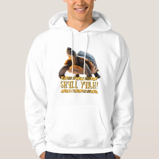 Schildkröte 001 Panzer Ja! Hoodie (Vorderseite)
