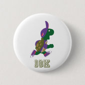 Schildkröte 10K - Lila Button (Vorderseite)