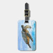 Schildkröte 1 gepäckanhänger (Vorderseite vertikal)