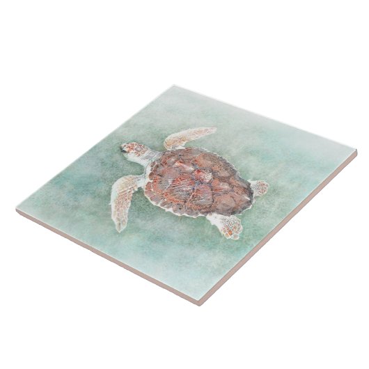 Schildkröte 2 fliese (Seite)