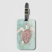 Schildkröte 2 gepäckanhänger (Vorderseite Vertikal)