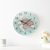 Schildkröte 2 große wanduhr (Zuhause)