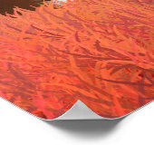 Schildkröte 2 - Plakatdruck Poster (Ecke)