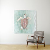 Schildkröte 2 wandteppich (Beispiel (Horizontal))