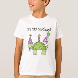 Schildkröte 4. Geburtstag - Hemden und Geschenke T-Shirt