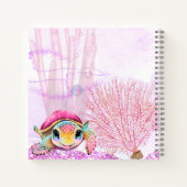 Schildkröte 4. Geburtstag, Unter dem Gästebuch des Notizblock (Rückseite)