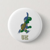 Schildkröte 5K - Blau Button (Vorderseite)