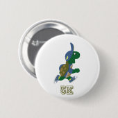 Schildkröte 5K - Blau Button (Vorne & Hinten)