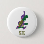 Schildkröte 5K - Lila Button (Vorderseite)