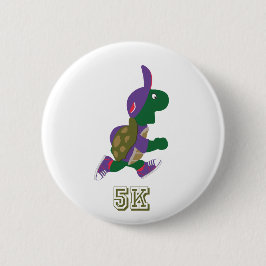 Schildkröte 5K - Lila Button