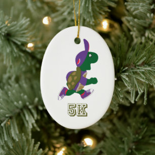 Schildkröte 5K - Lila Keramik-Ornament Keramik Ornament