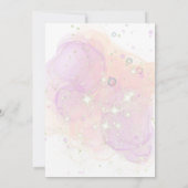 Schildkröte 7. Geburtstag, unter dem Meer, Dankeskarte (Rückseite)