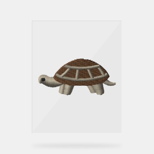 Schildkröte Acrylschild (Vorderseite)