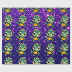 Schildkröte Adorable Niedlich Charming Thema Inspi Geschenkpapier