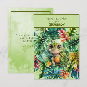 Schildkröte Alles Gute zum Geburtstag an einen bes Karte