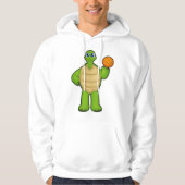 Schildkröte als Basketballspieler mit Basketball Hoodie (Vorderseite)