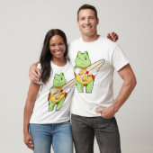 Schildkröte als Friseur mit Schere T-Shirt (Unisex)