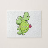 Schildkröte als Kaktus Puzzle (Horizontal)