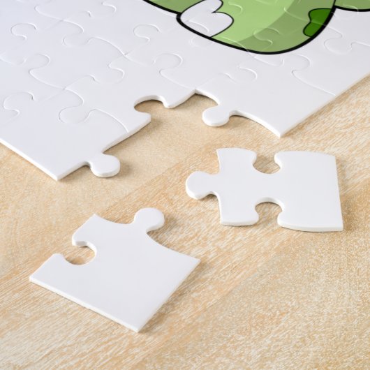 Schildkröte als Kaktus Puzzle (Seite)