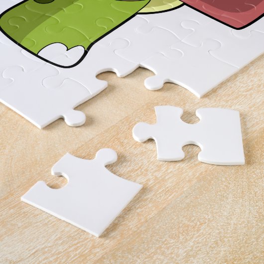 Schildkröte als Mason mit Stone Puzzle (Seite)