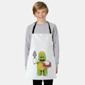 Schildkröte als Mason mit Stone Schürze (Getragen)