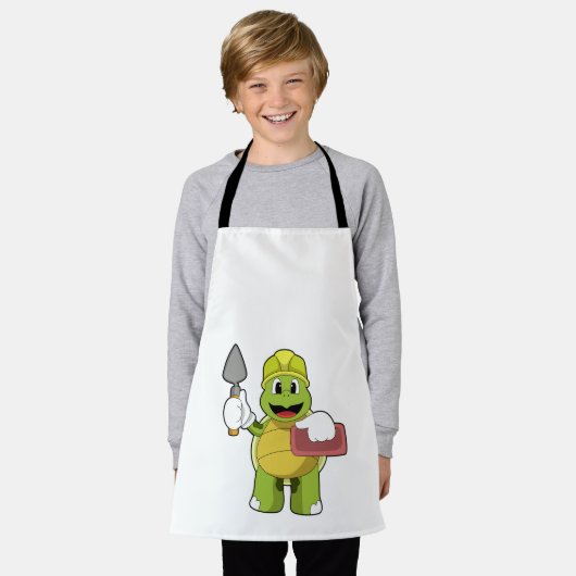 Schildkröte als Mason mit Stone Schürze (Getragen)