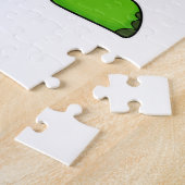 Schildkröte als Runner mit Cap Puzzle (Seite)