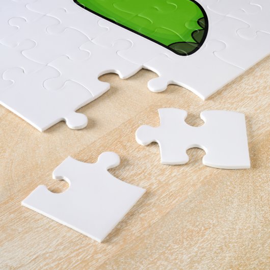 Schildkröte als Runner mit Cap Puzzle (Seite)