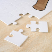 Schildkröte als Runner mit Handtuch Puzzle (Seite)