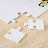 Schildkröte als Skater mit Skateboard Puzzle (Seite)