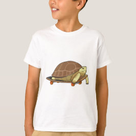Schildkröte als Skater mit Skateboard T-Shirt