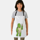 Schildkröte am Schach mit Schachstück gepaart Schürze (Insitu)