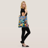 Schildkröte am Strand  Tasche (Am Model)